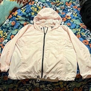 Gap Fit light pink windbreaker four pockets, hooded full zip🥰🏃‍♀️🕶️